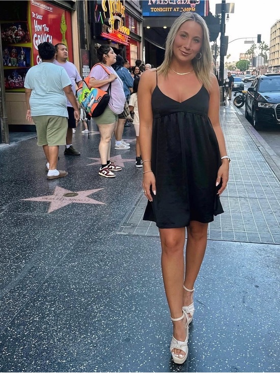 Aritzia Dresses & Skirts - Aritzia Wilfred black satin baby doll dress!